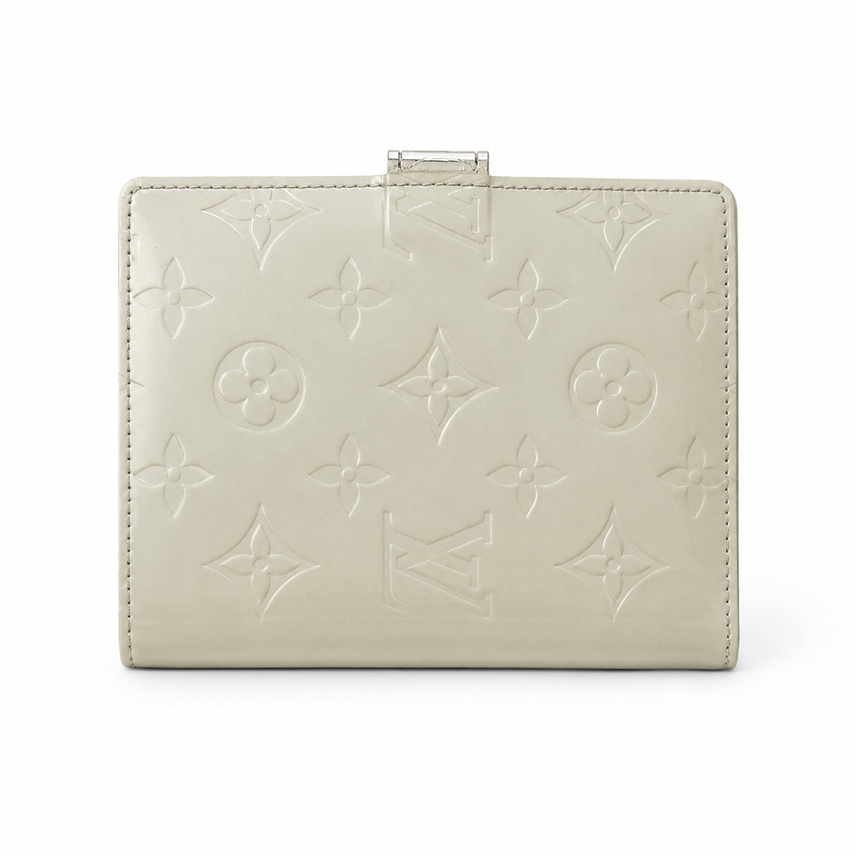 Louis Vuitton light beige monogram vernis agenda cover