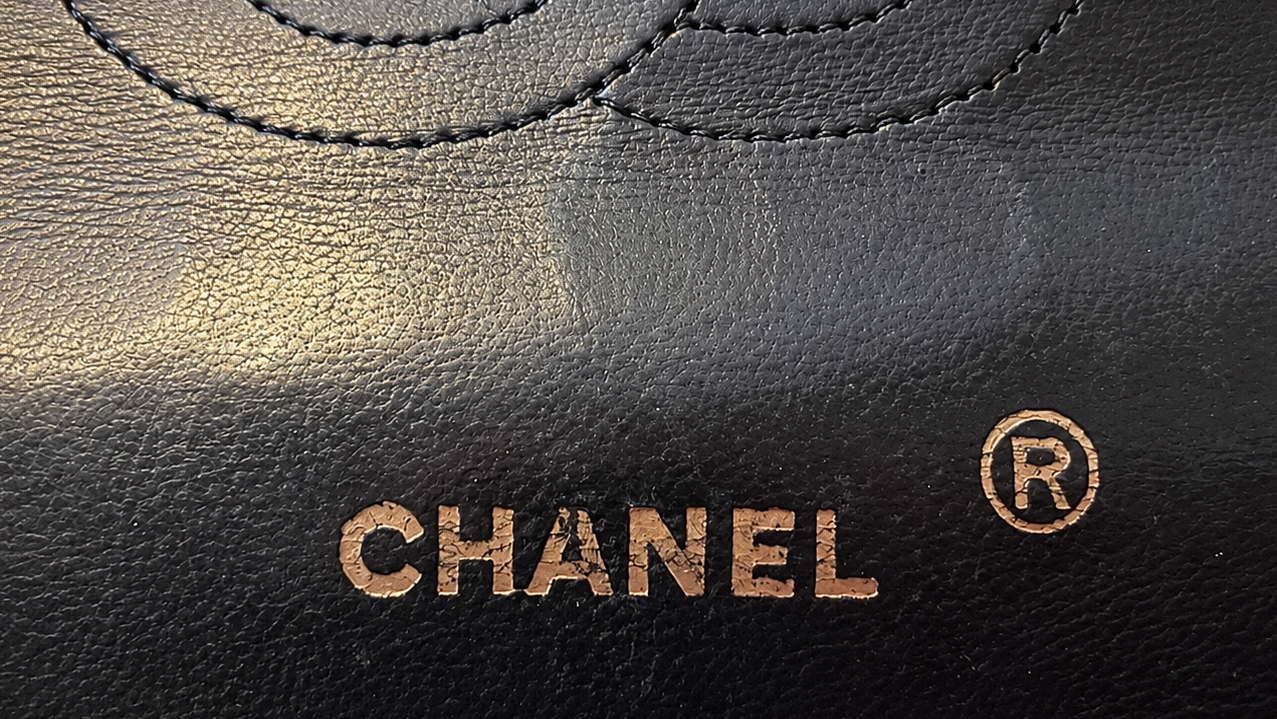 CHANEL MATELASSE TURN LOCK DOUBLE FLAP BLK ON BLCK GOLD HARDWARE