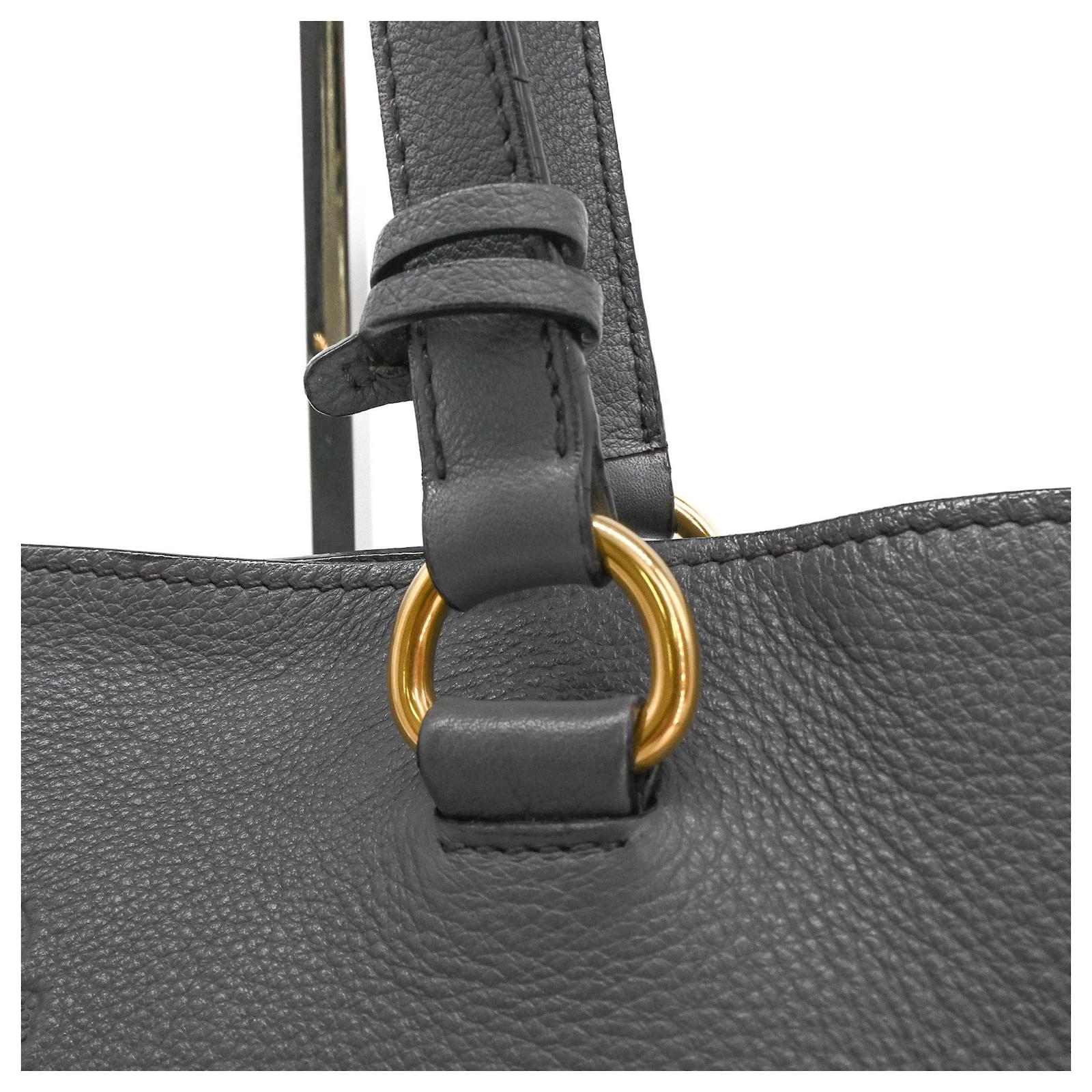 PRADA Vitello Daino Leather Tote