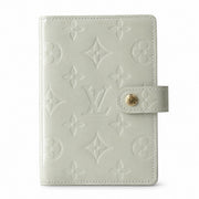 Louis Vuitton light beige monogram vernis agenda cover