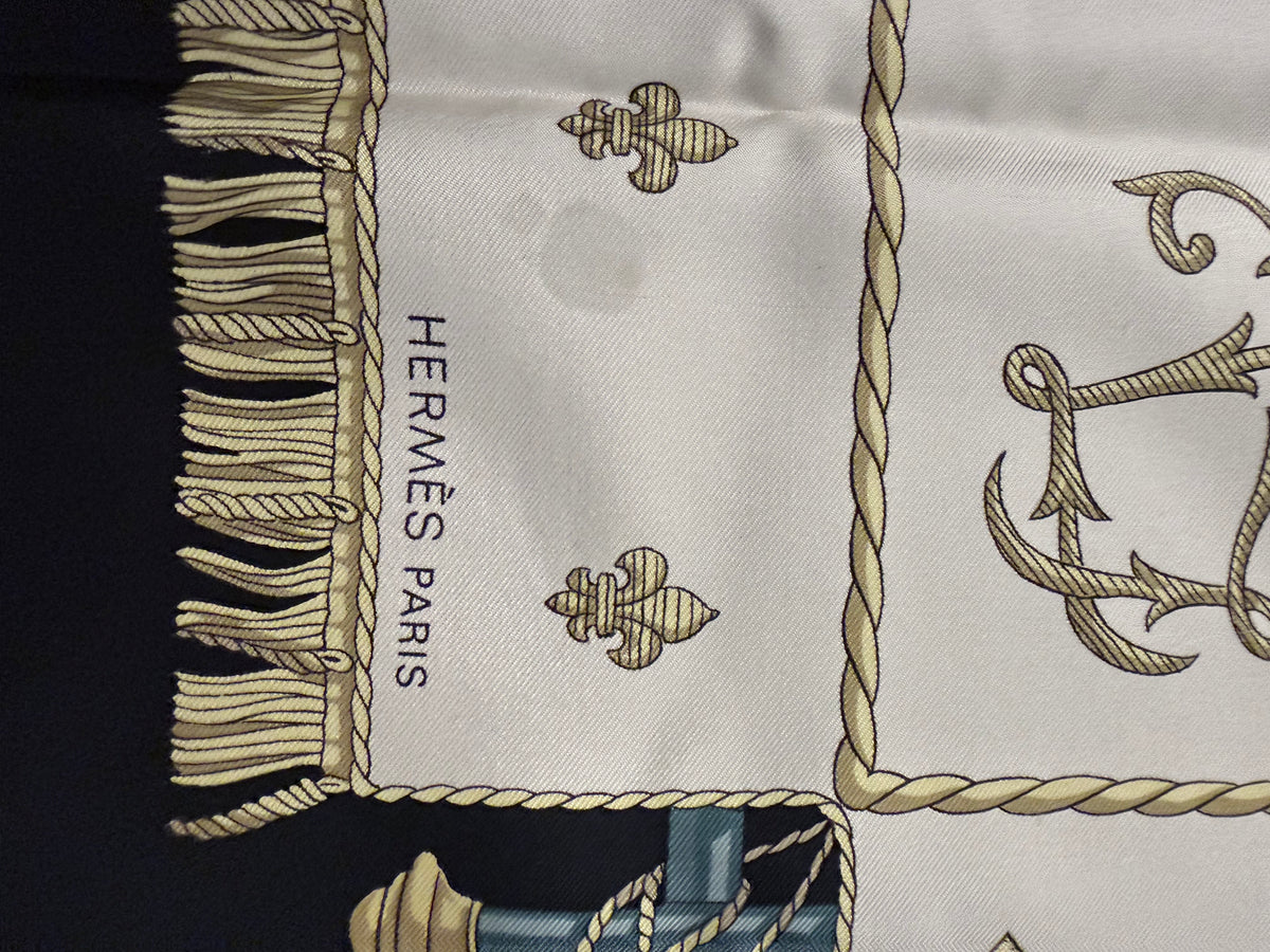 Vintage Hermes La Réale by Hugo Grygkar Hermes Silk Scarf