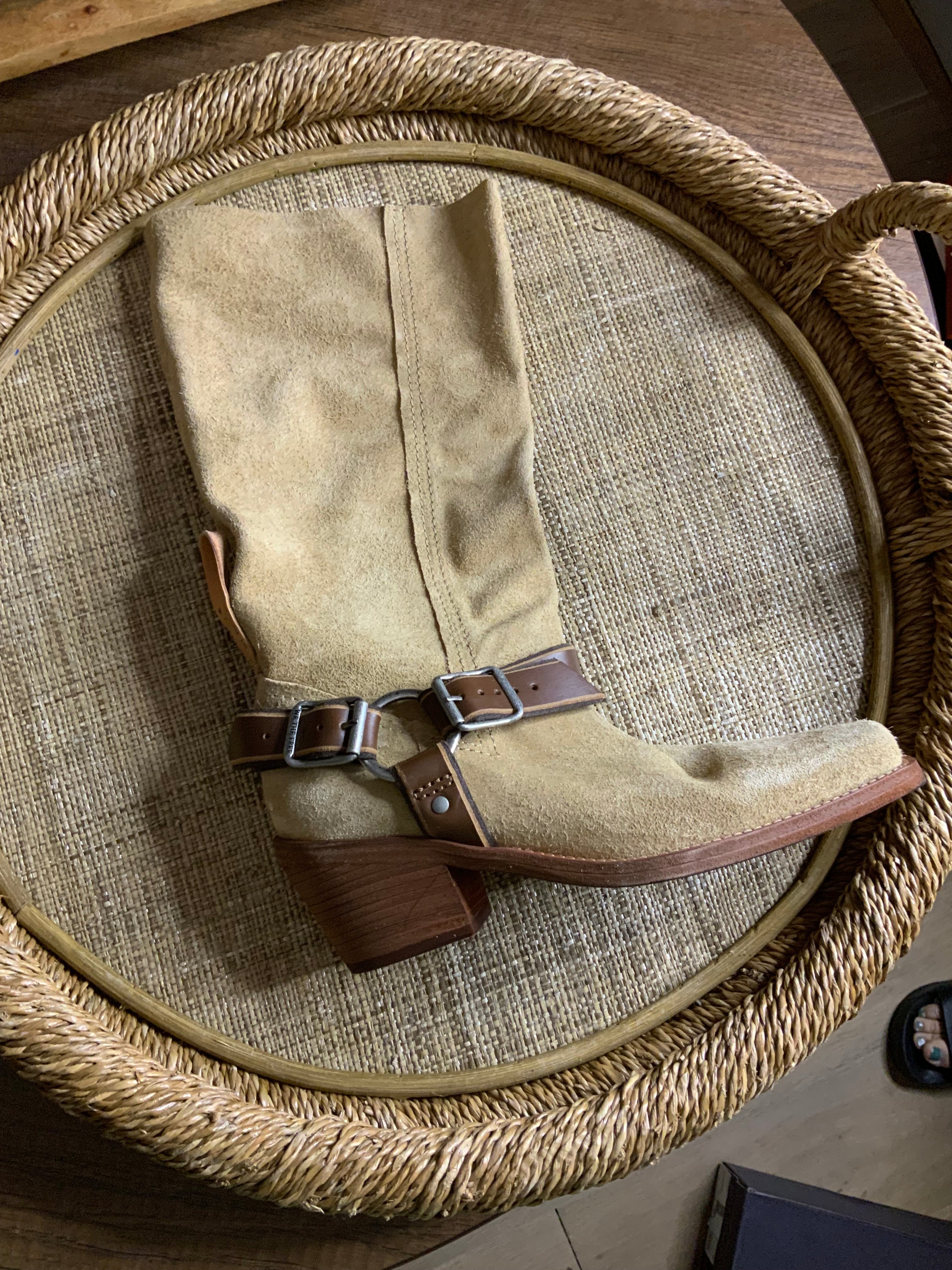 FREE PEOPLE WTF DENVER DOUBLE BUCKLE BOOT NWT