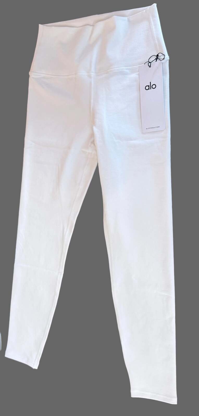 Alo Yoga 7/8 High-Waist Airbrush Legging – White | New With Tags