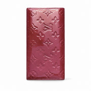Louis Vuitton red monogram vernis long wallet