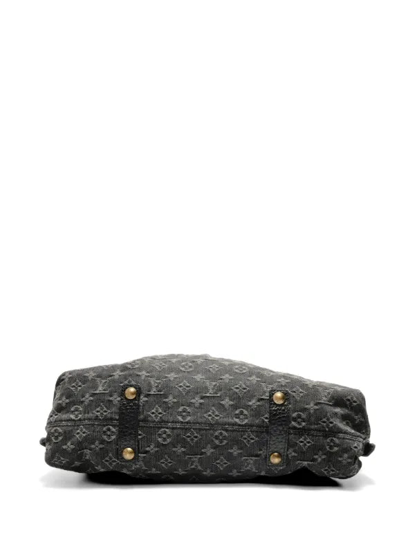 LOUIS VUITTON LV MONOGRAM DENIM NEO CABBY BAG MM BLACK