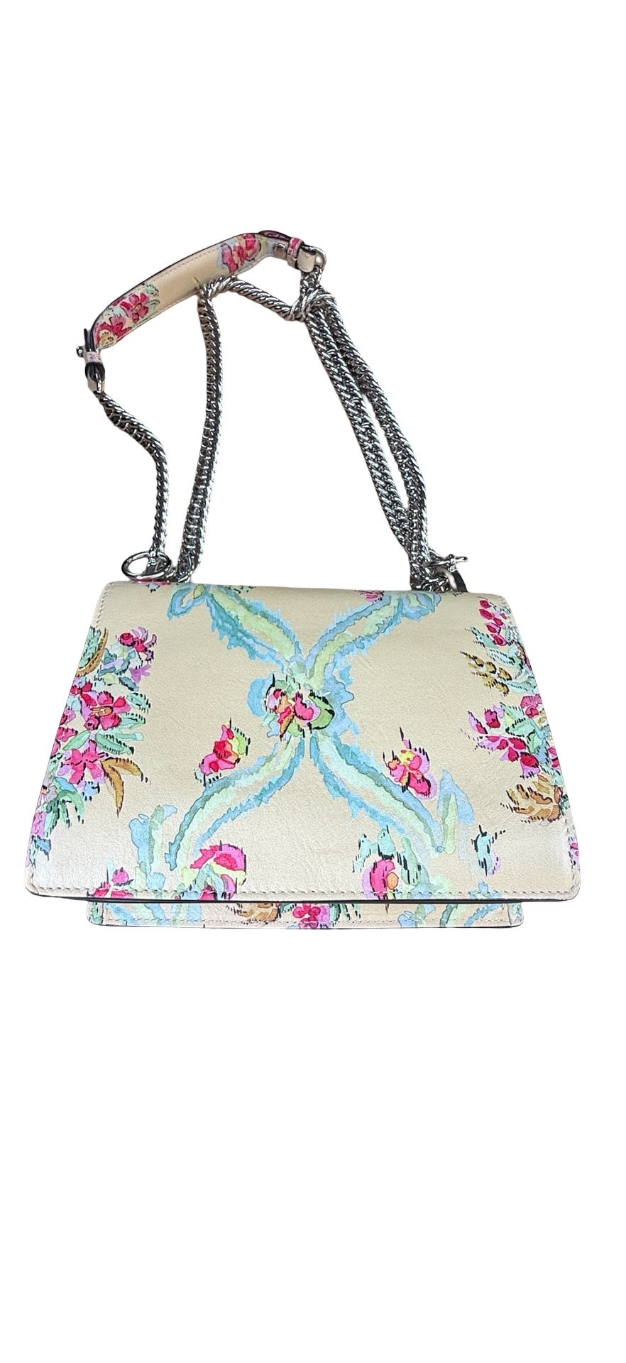 Fendi Kan I floral shoulder bag with scalloped edges