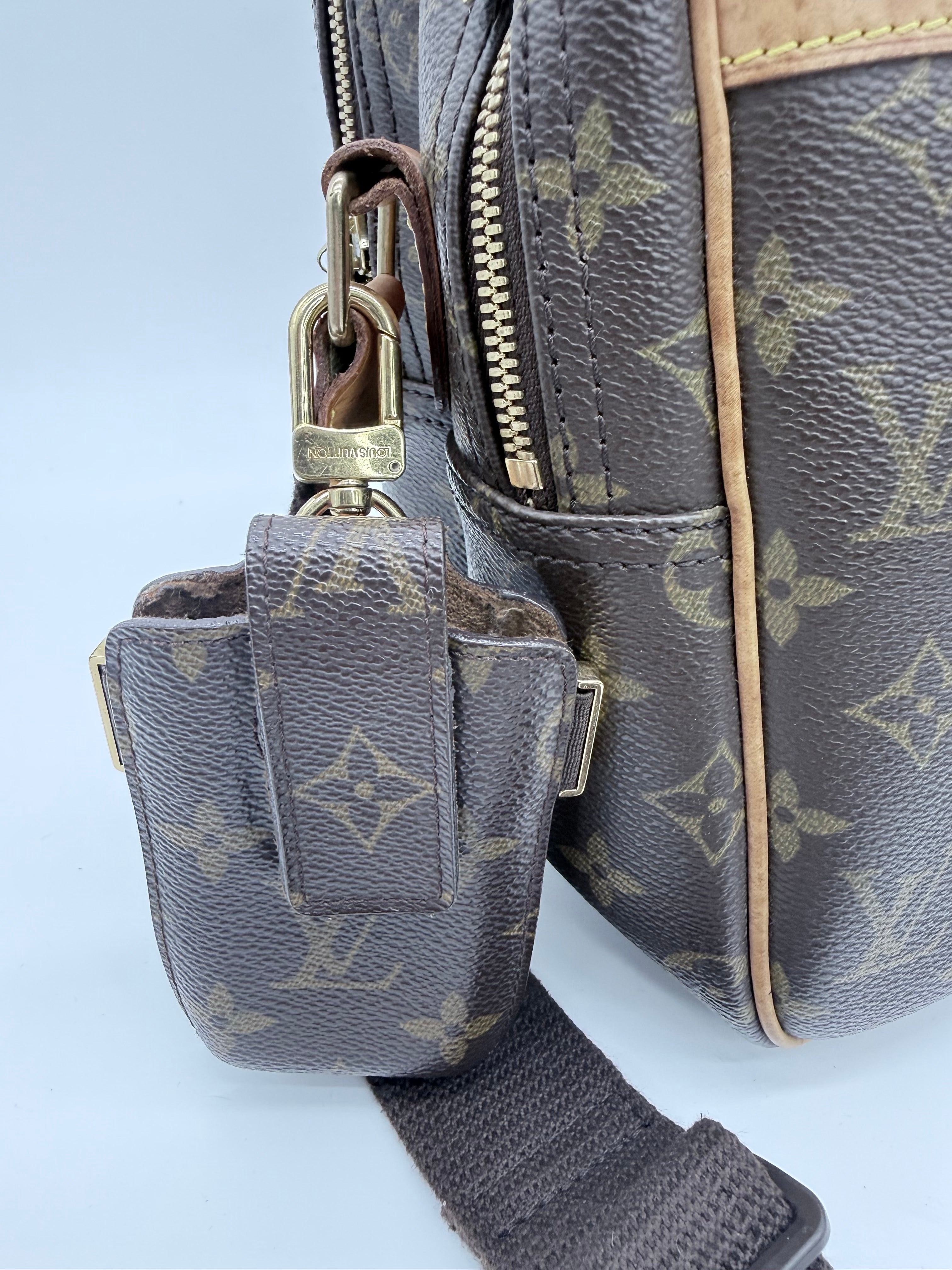 Louis Vuitton Monogram Reporter GM Messenger Bag – Classic Crossbody Travel Bag