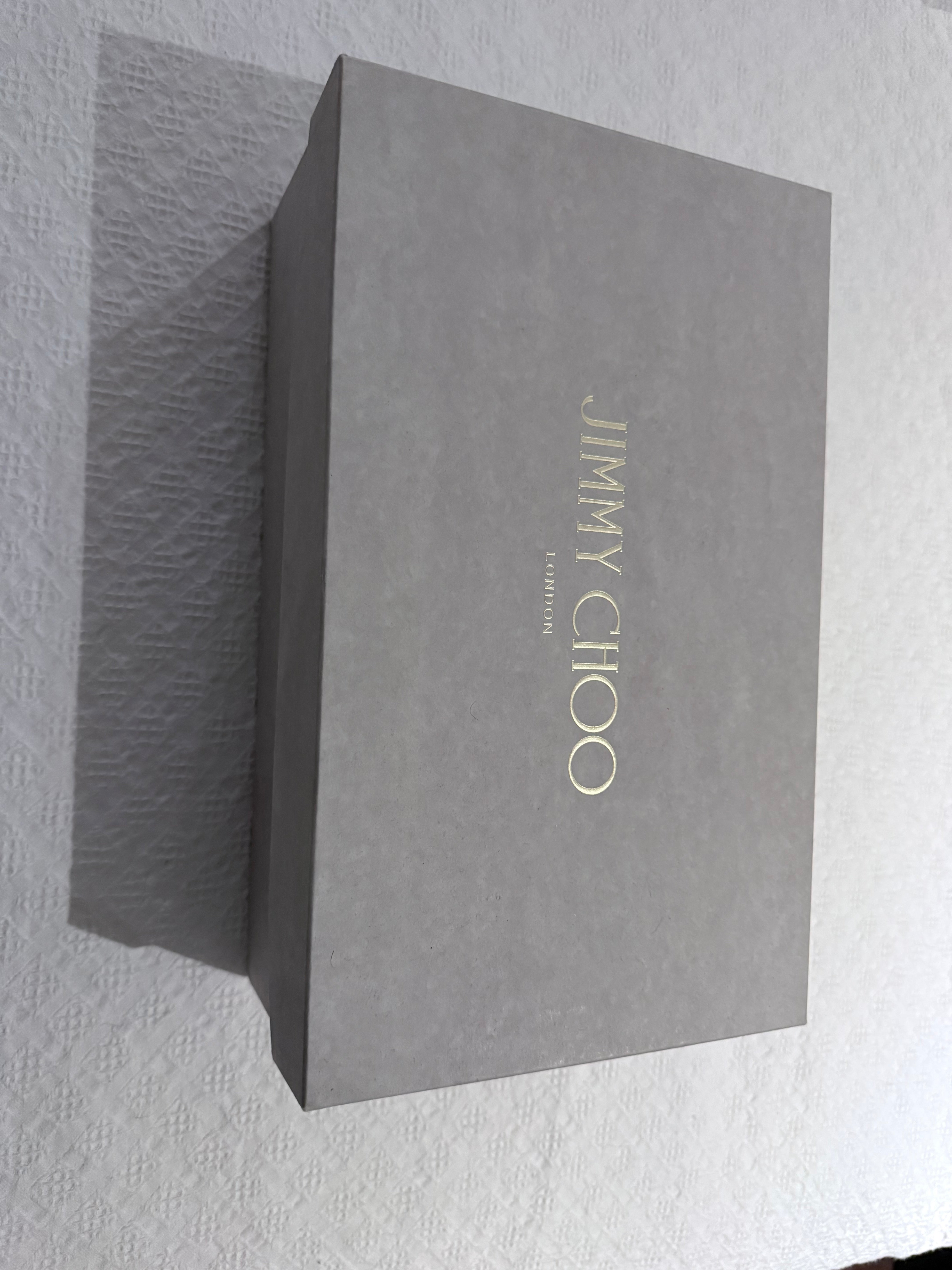 New Jimmy Choo FALCON black polished leather Oxford shoes