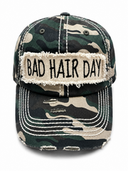 Bad Hair Day Ball Cap Camo