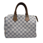 Authentic Louis Vuitton Speedy 25 Damier Azur Handbag