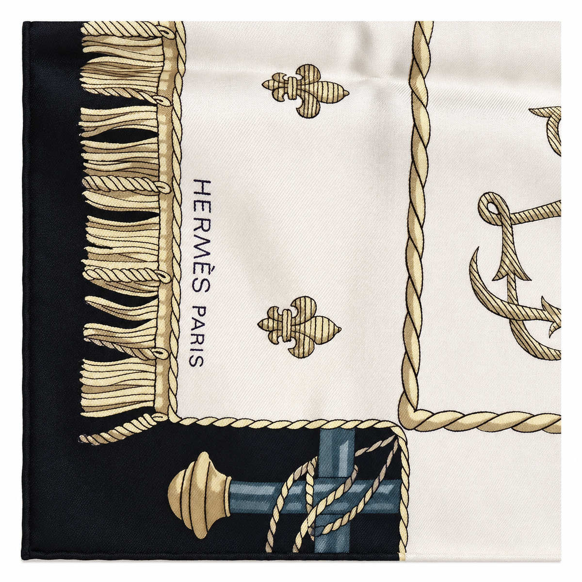 Vintage Hermes La Réale by Hugo Grygkar Hermes Silk Scarf