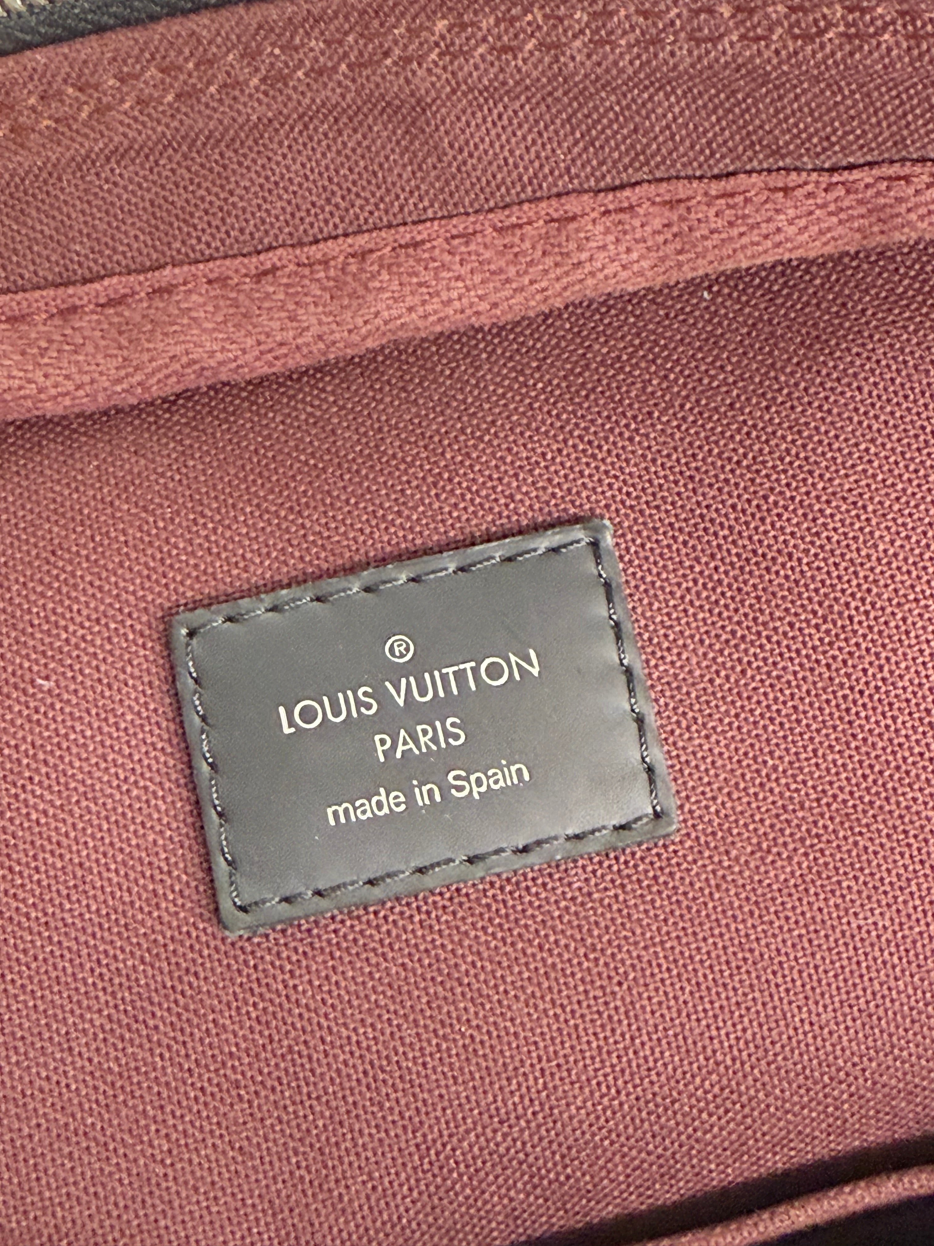 LOUIS VUITTON LV Monogram Macassar Porte-Documents Voyage PM Briefcase Bag