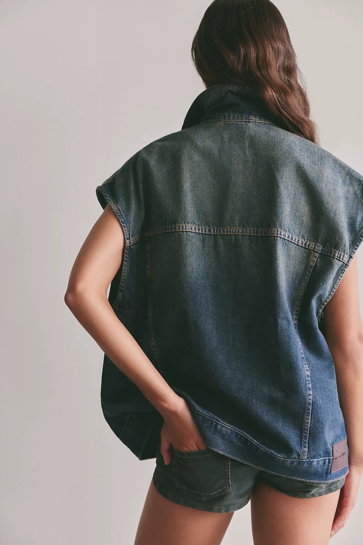 We The Free Goldie Denim Vest by Free People