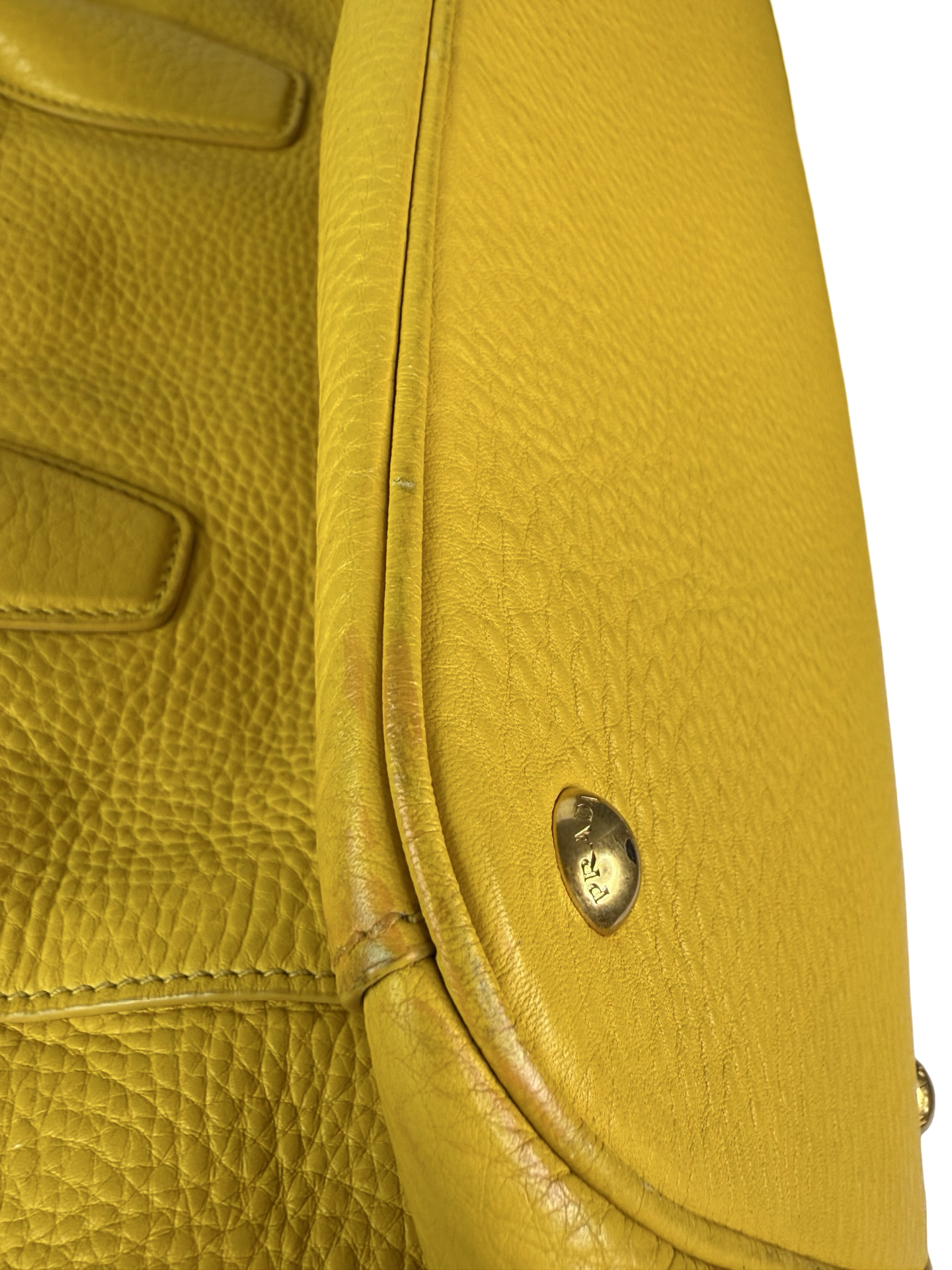 PRADA Vitello Danio Tote Mimosa