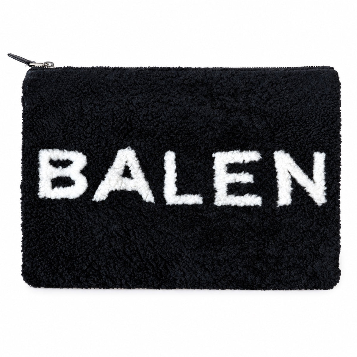 Balenciaga sherpa logo. Laptop IPad case zip pouch