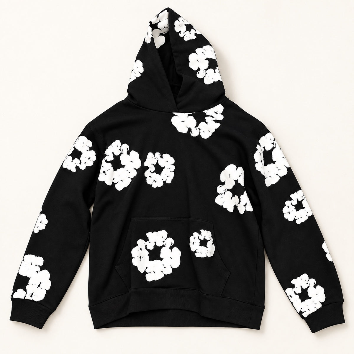 Denim Tears black print pullover hoodie