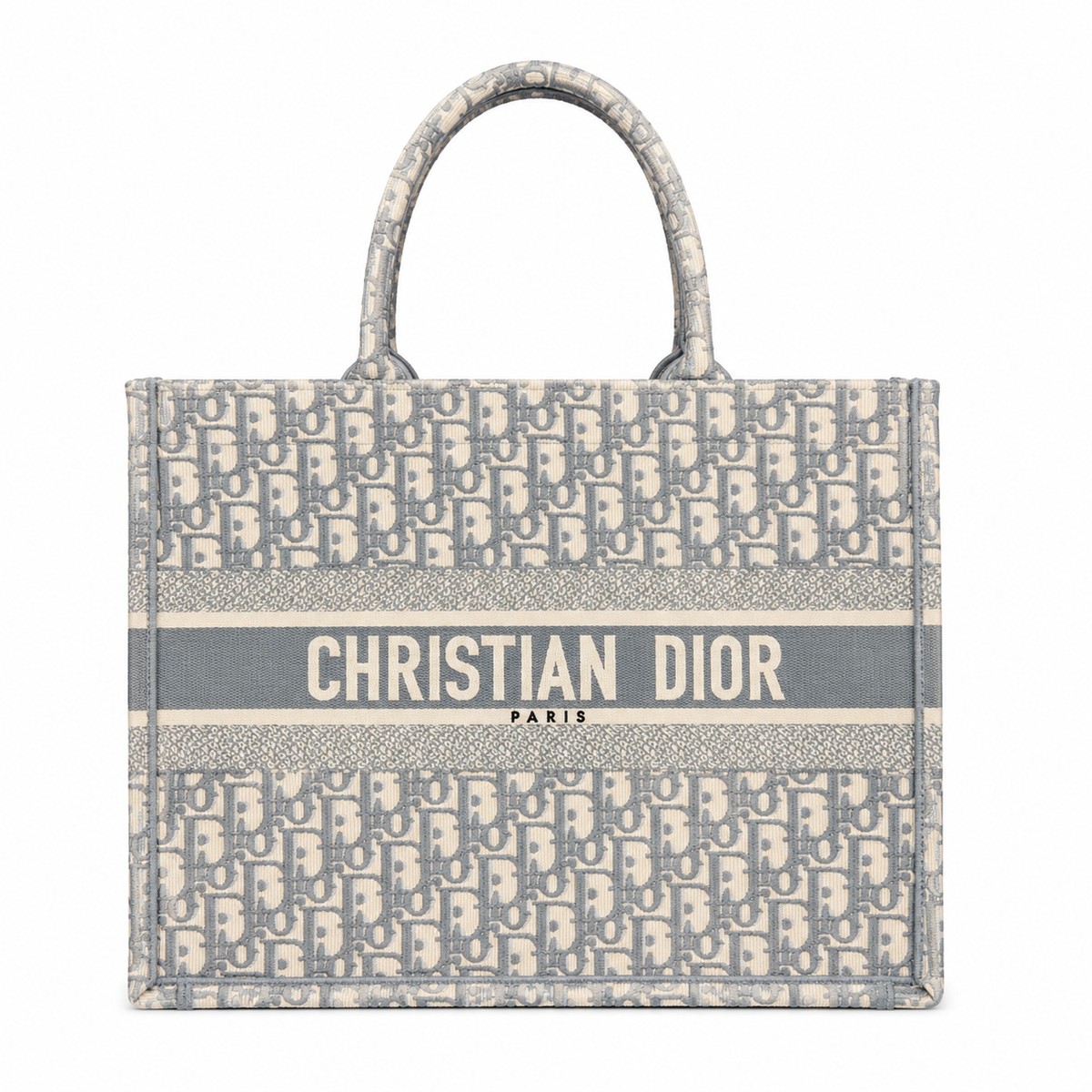 DIOR Oblique Medium Book Tote Grey