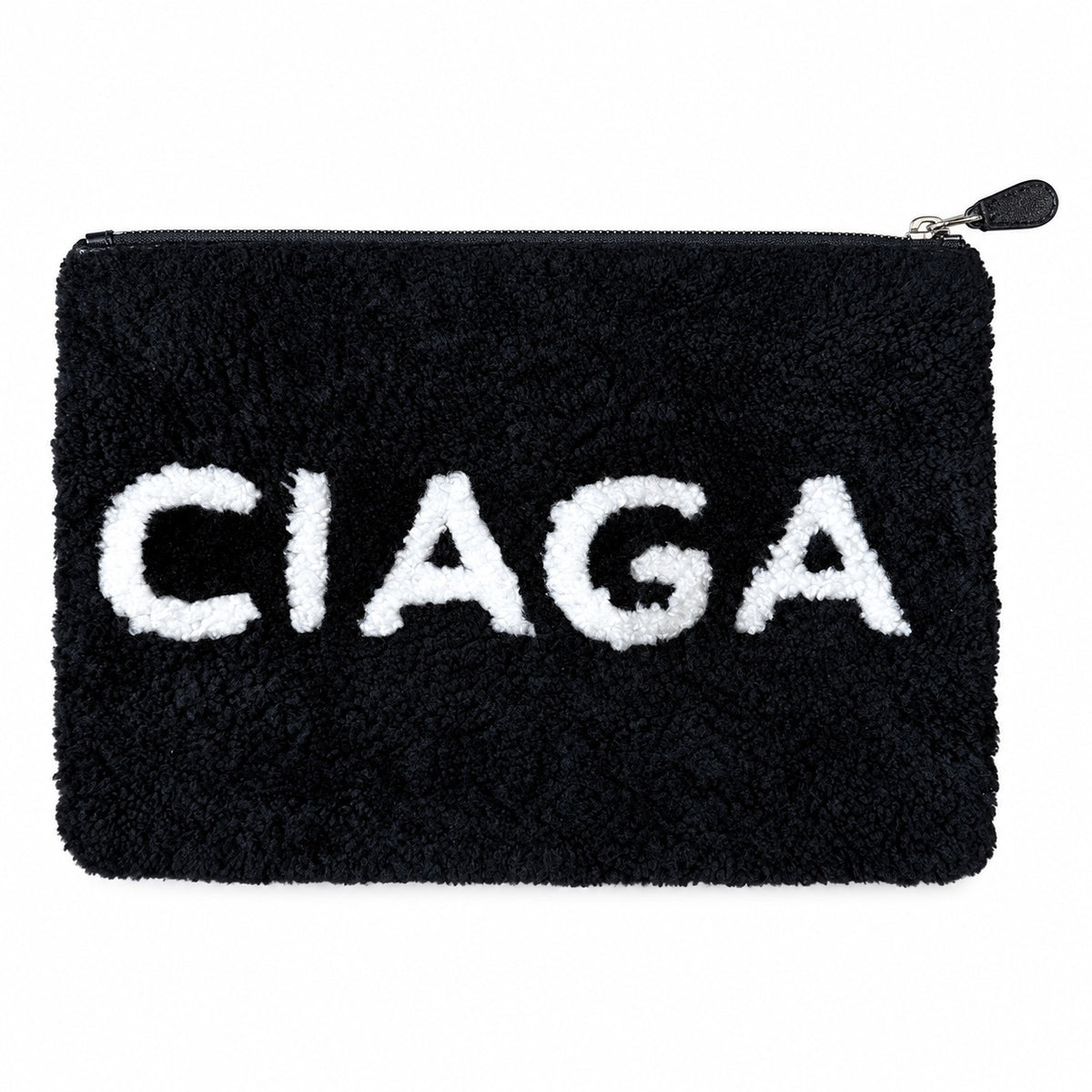 Balenciaga sherpa logo. Laptop IPad case zip pouch