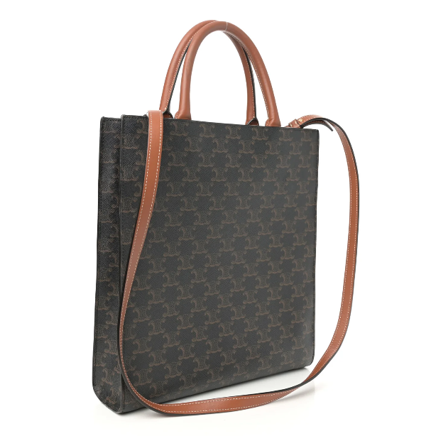 CELINE SMALL VERTICAL TRIOMOPHE CANVAS TOTE 2019