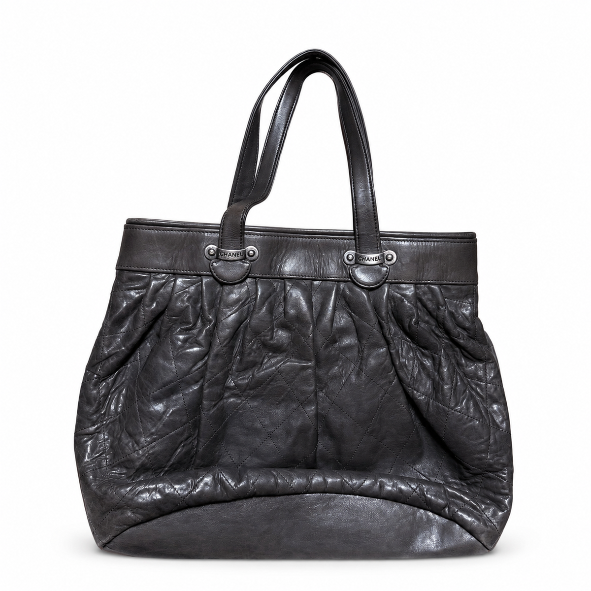 Chanel  Ruched Quilted Tote