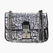 Christian DIOR Addict Mirror Mosaic Flap Bag