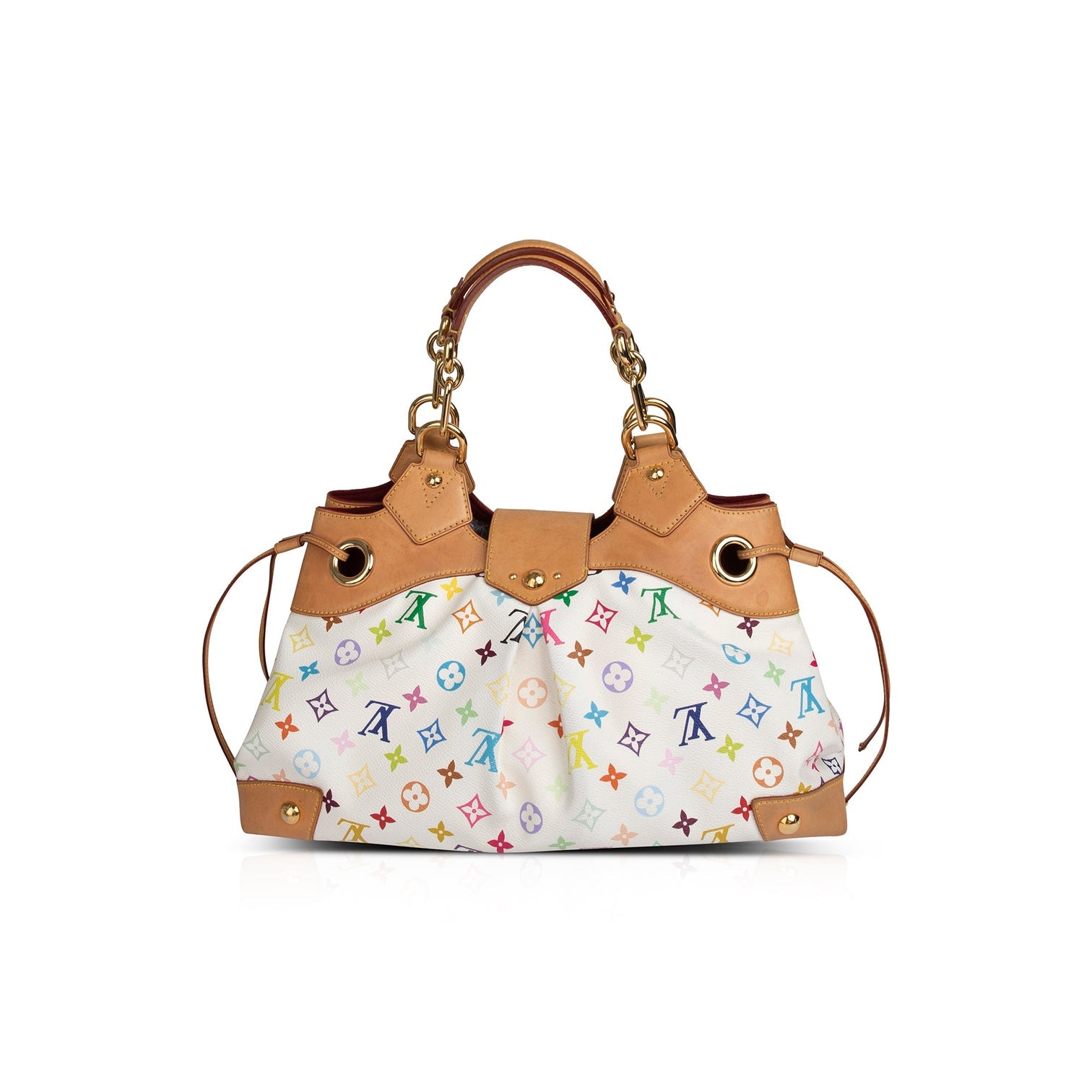 LOUIS VUITTON LV White Monogram Multicolore Ursula Bag
