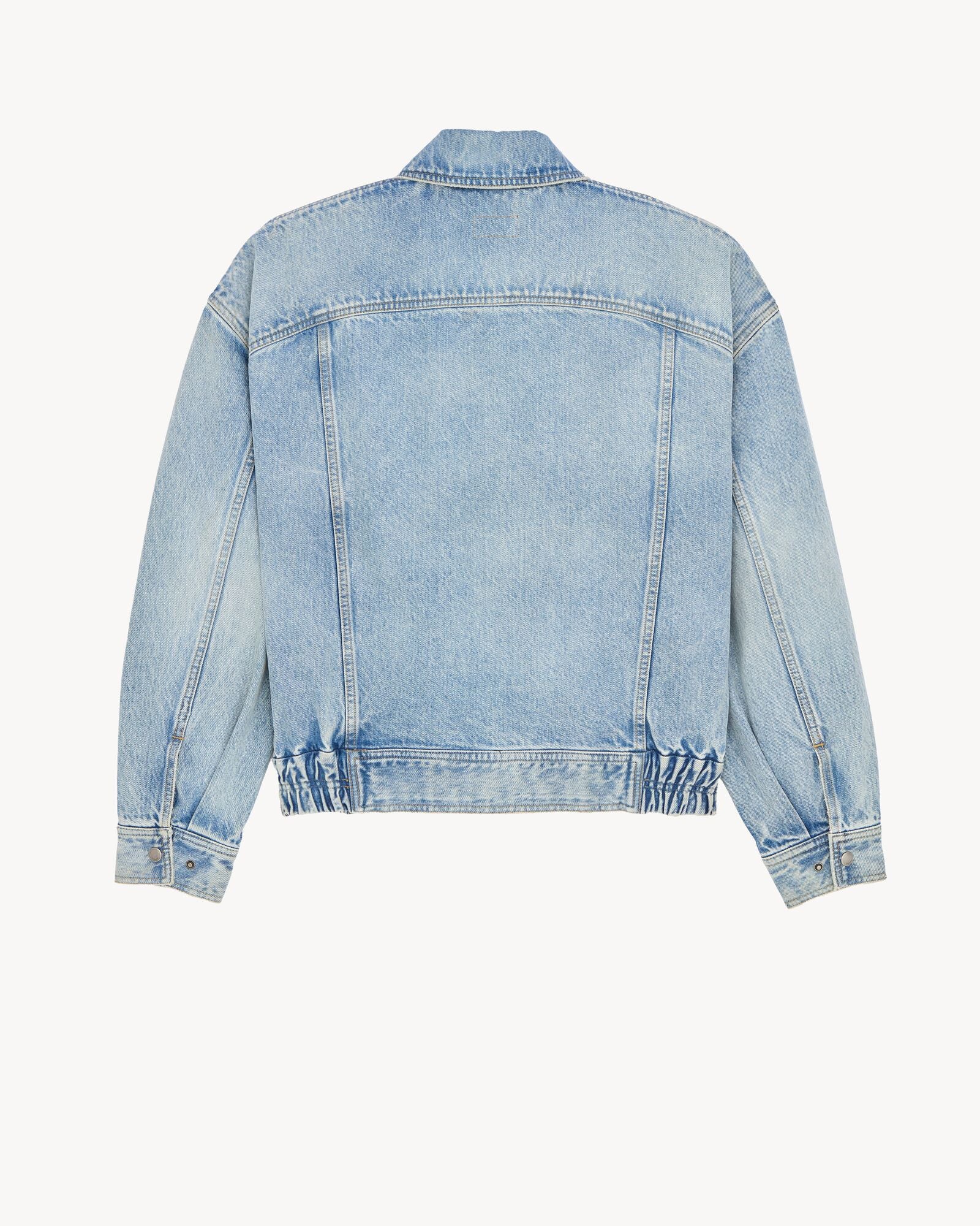 SAINT LAURENT YSL Oversized Denim Jacket