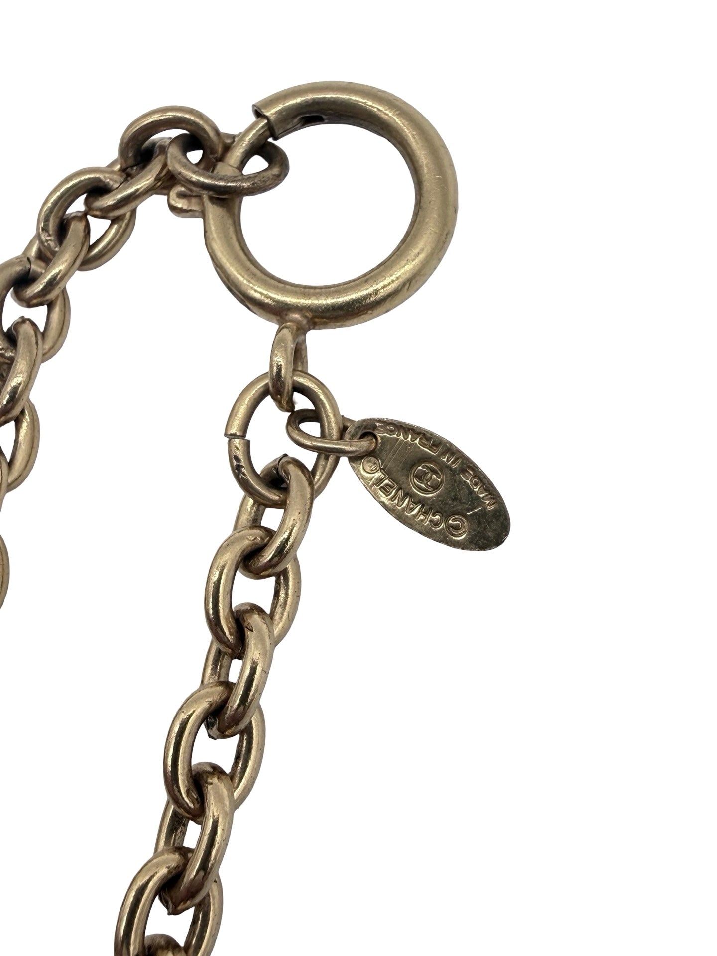 Chanel Quilted CC Pendant Necklace