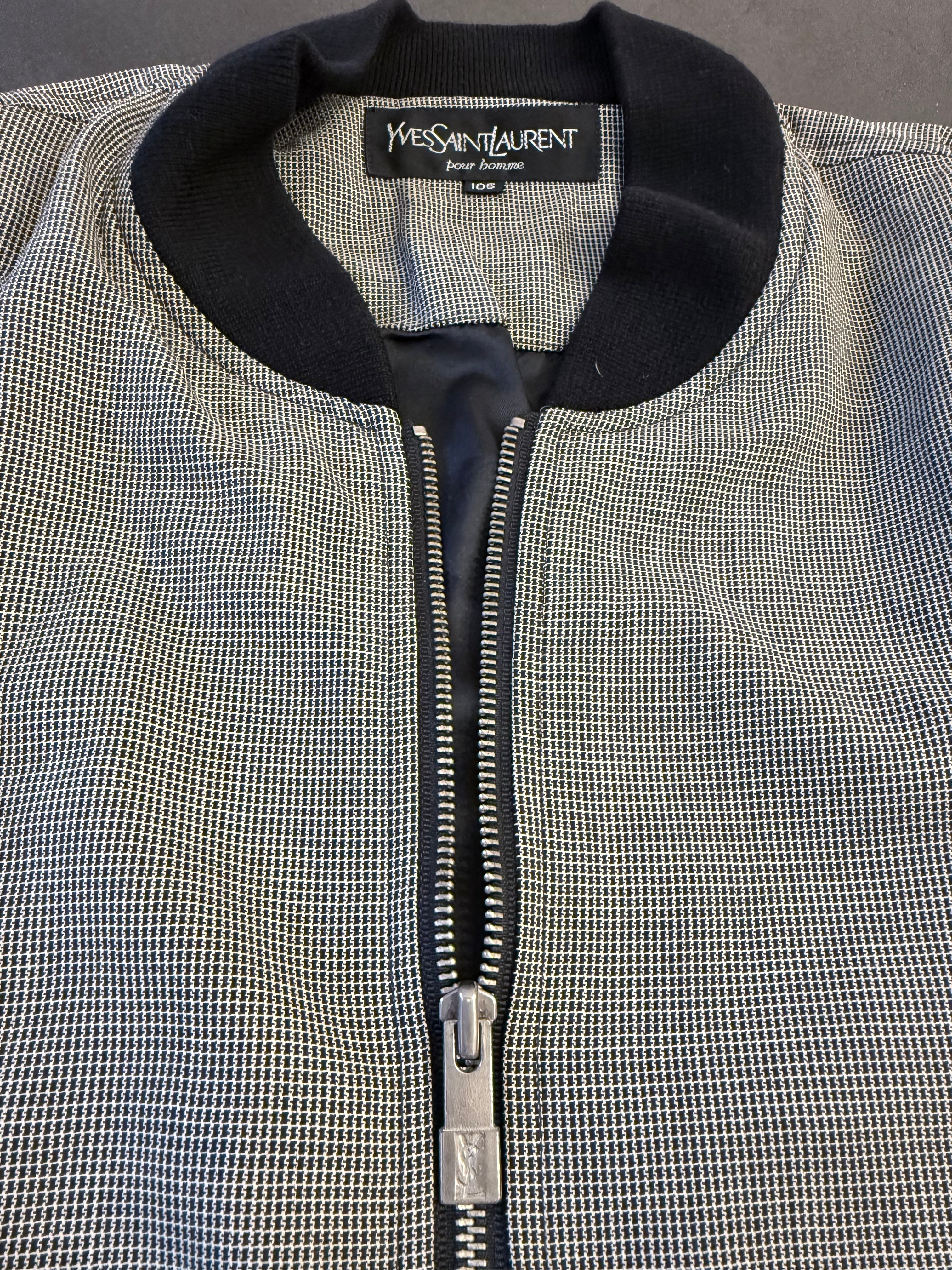 Vintage Yves Saint Laurent Check Jacket Size L