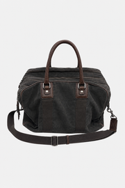 Dolce & Gabbana Canvas & Leather Weekender Duffel Bag | Travel Carry-On | Italy