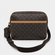 Louis Vuitton Monogram Reporter GM Messenger Bag – Classic Crossbody Travel Bag