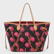 Louis Vuitton x Yayoi Kusama Neverfull MM Monogram Tote Bag – Full Set