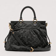 LOUIS VUITTON LV MONOGRAM DENIM NEO CABBY BAG MM BLACK