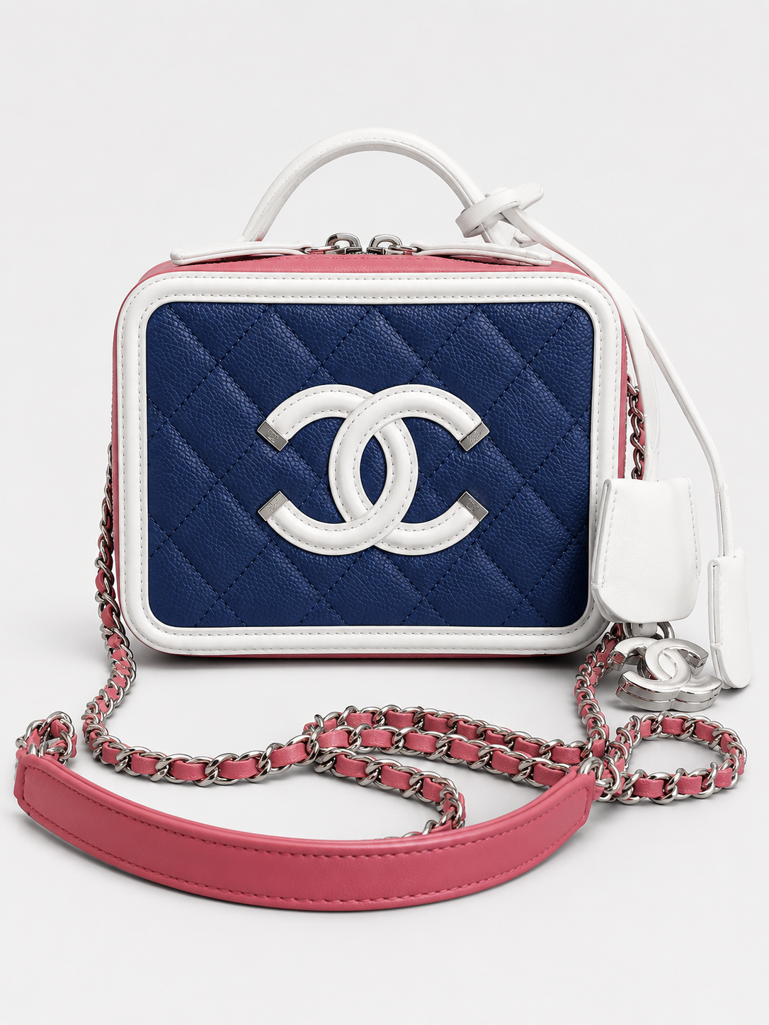 Chanel CC Filigree Vanity Case