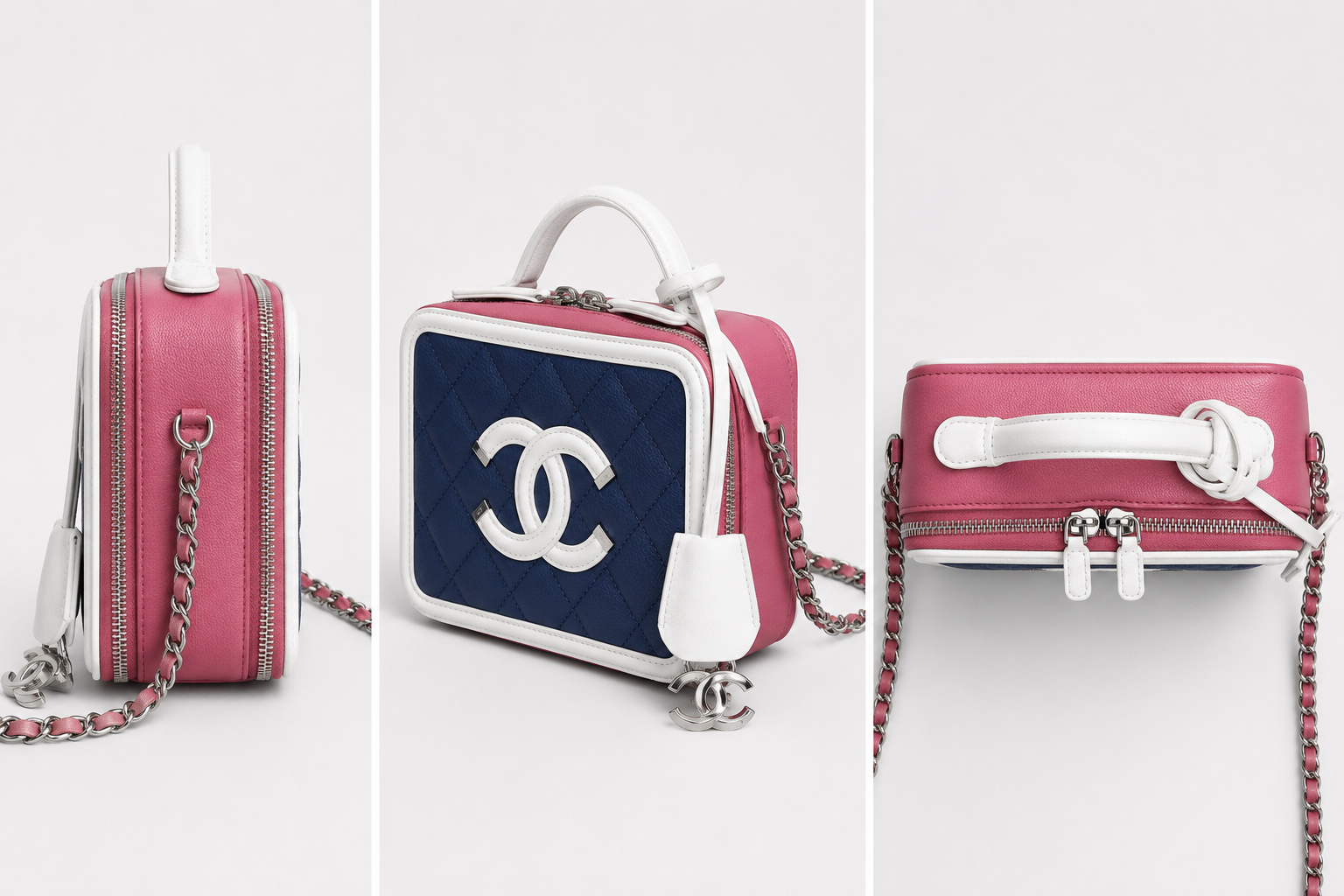 Chanel CC Filigree Vanity Case
