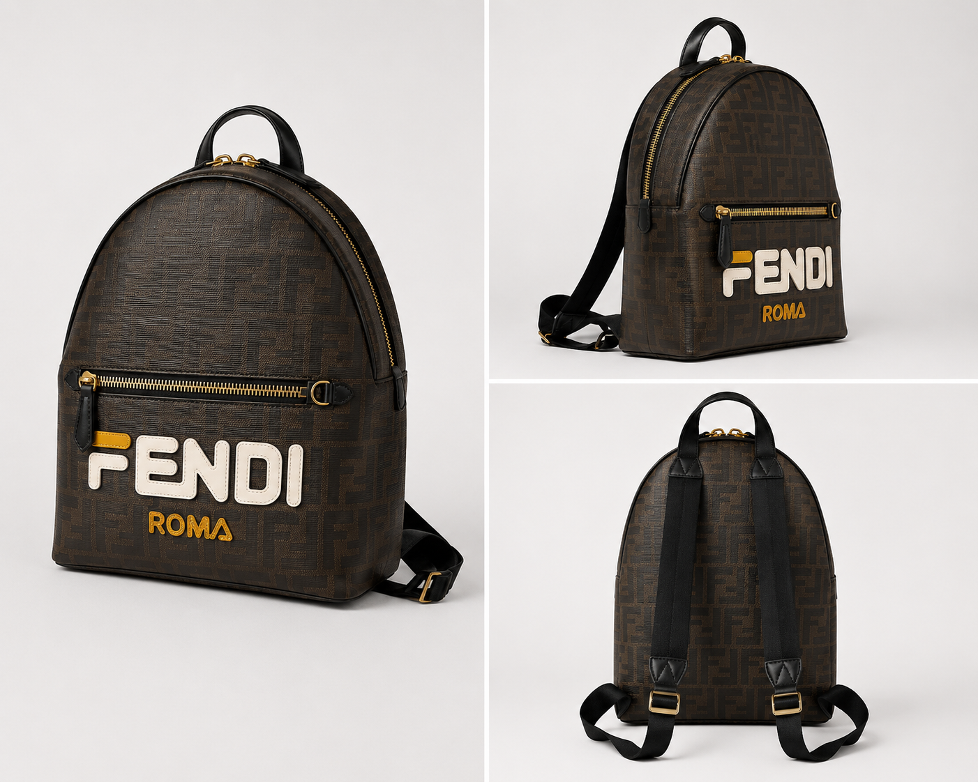 FENDI X FILA Backpack mania logo