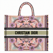 Christian Dior Book Tote Pastel Mandala / Zodiac-inspired embroidered motif