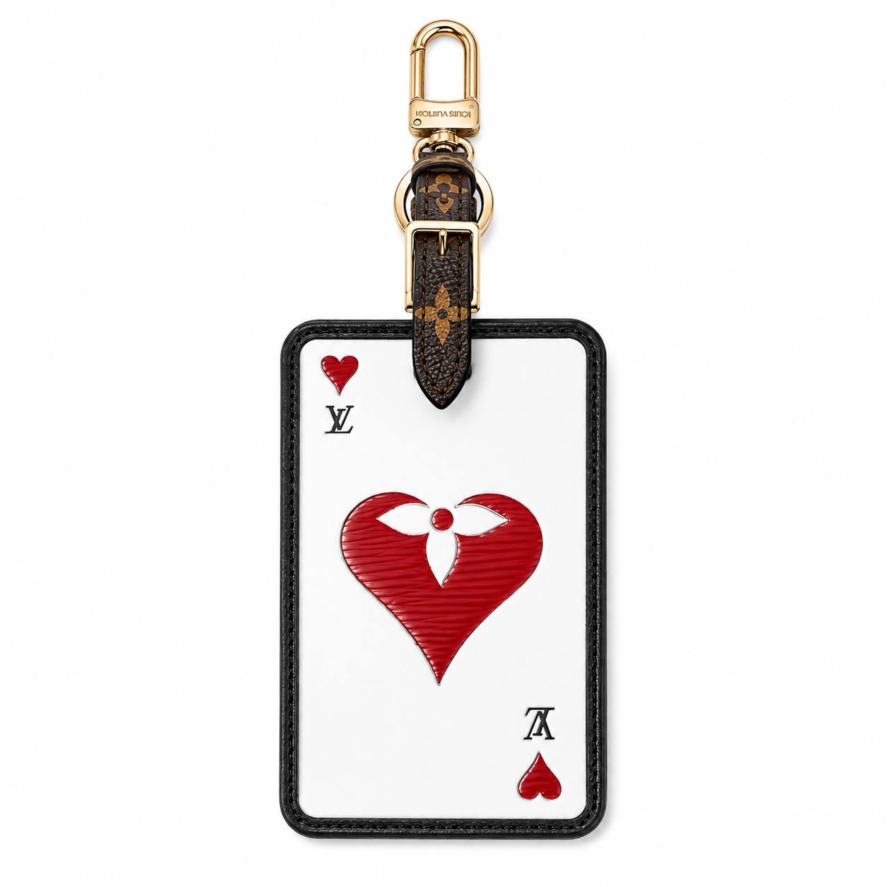 Louis Vuitton Game On Ace of Hearts Bag Charm & Luggage Tag
