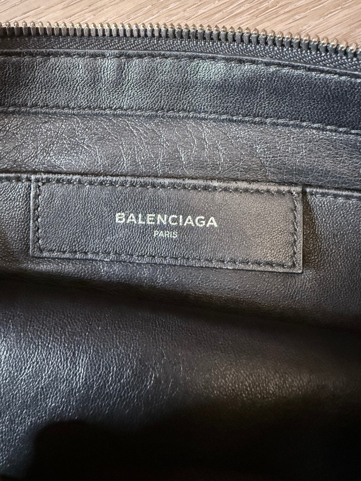 Balenciaga sherpa logo. Laptop IPad case zip pouch