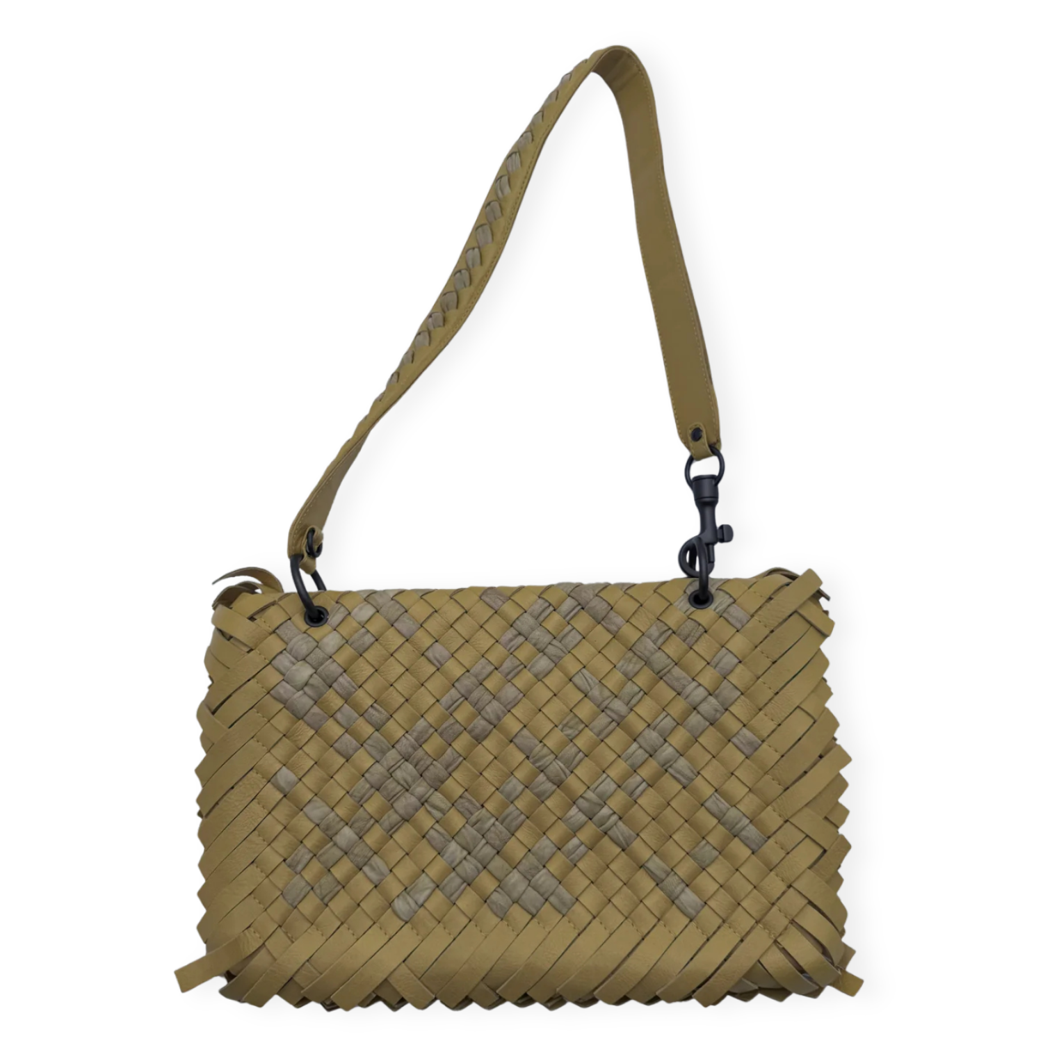 BOTTEGA VENETA Intrecciato Woven Leather Shoulder Bag