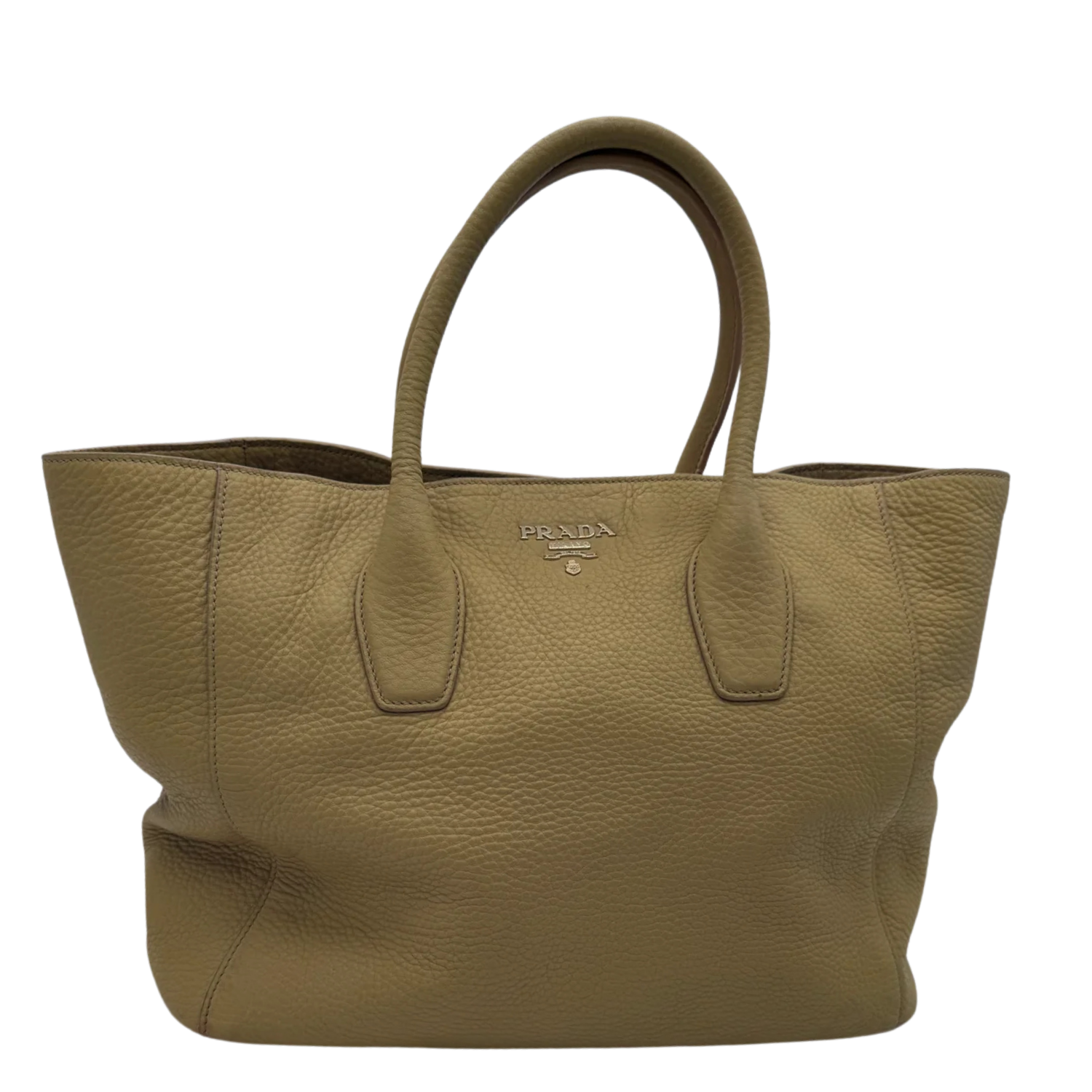 PRADA Vitello Daino Shopping Tote