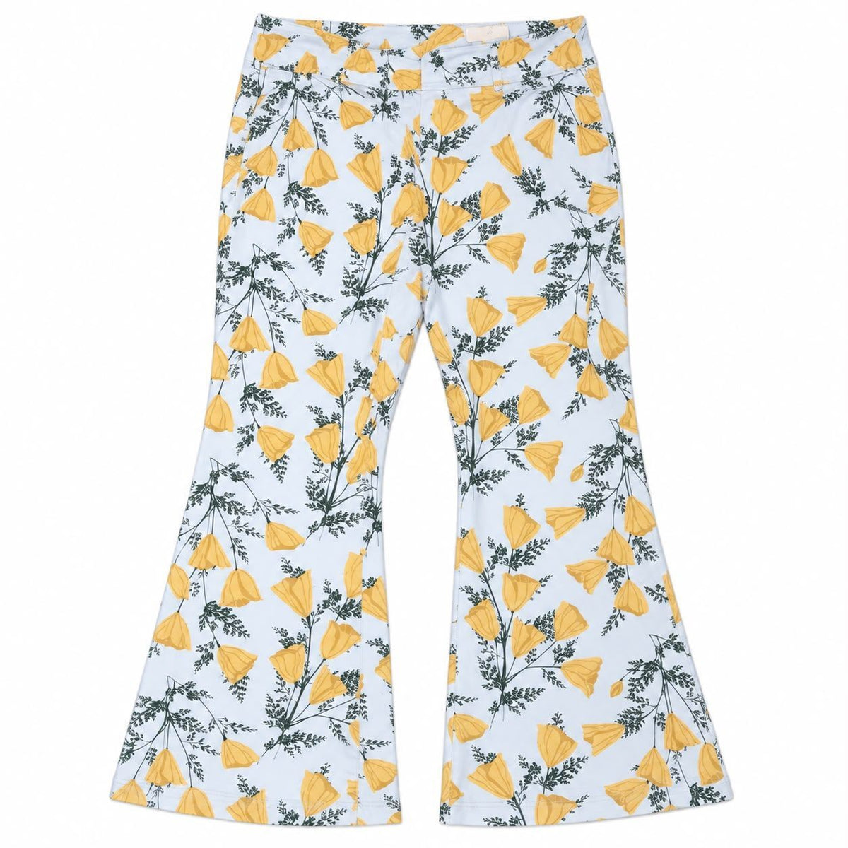 We The Free Lemon print flared pants