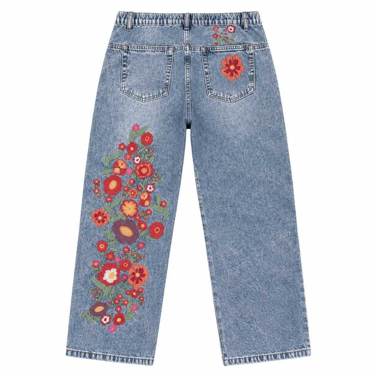 We The Free Willow Floral Embroidered Jeans