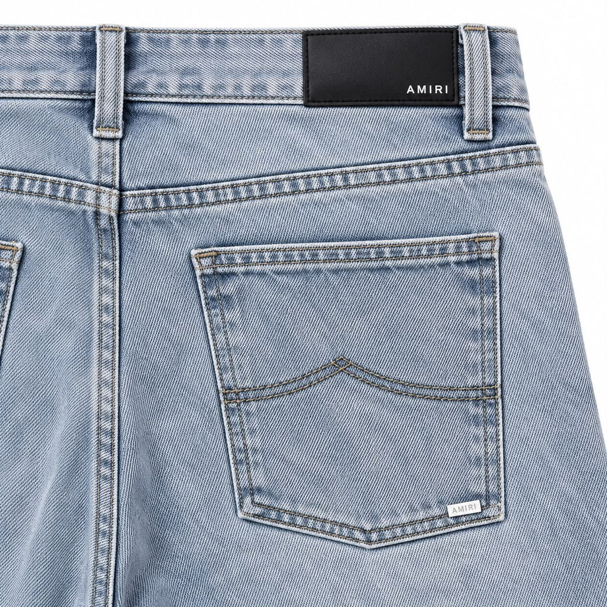 Amiri light wash embellished jeans