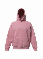 Essentials Fear of God Pink Pullover Hoodie with Front Pocket
