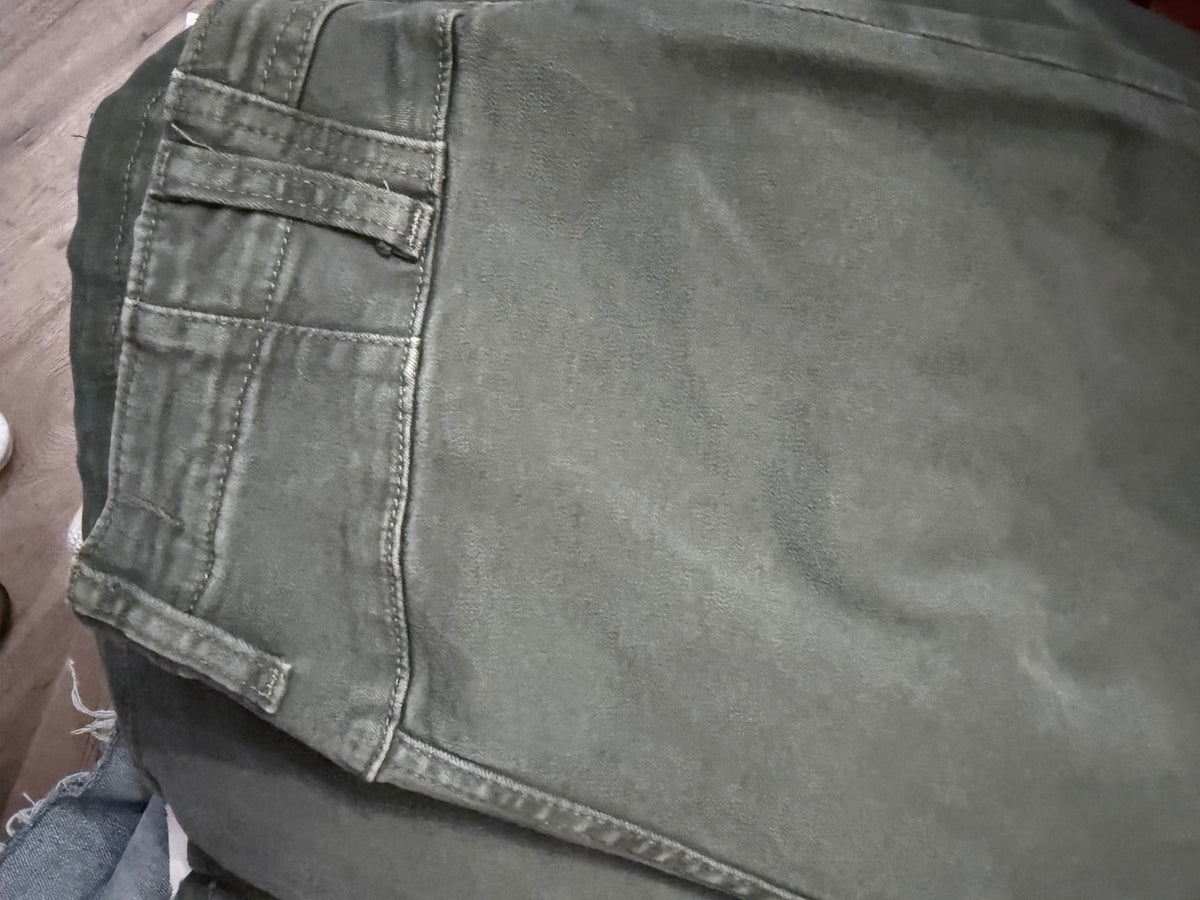 We The Free  Olive straight-leg pants
