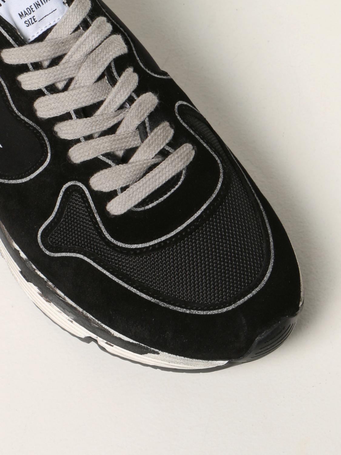 NEW GONDEN GOOSE RUNNING SOLE 'BLACK SILVER' sneakers